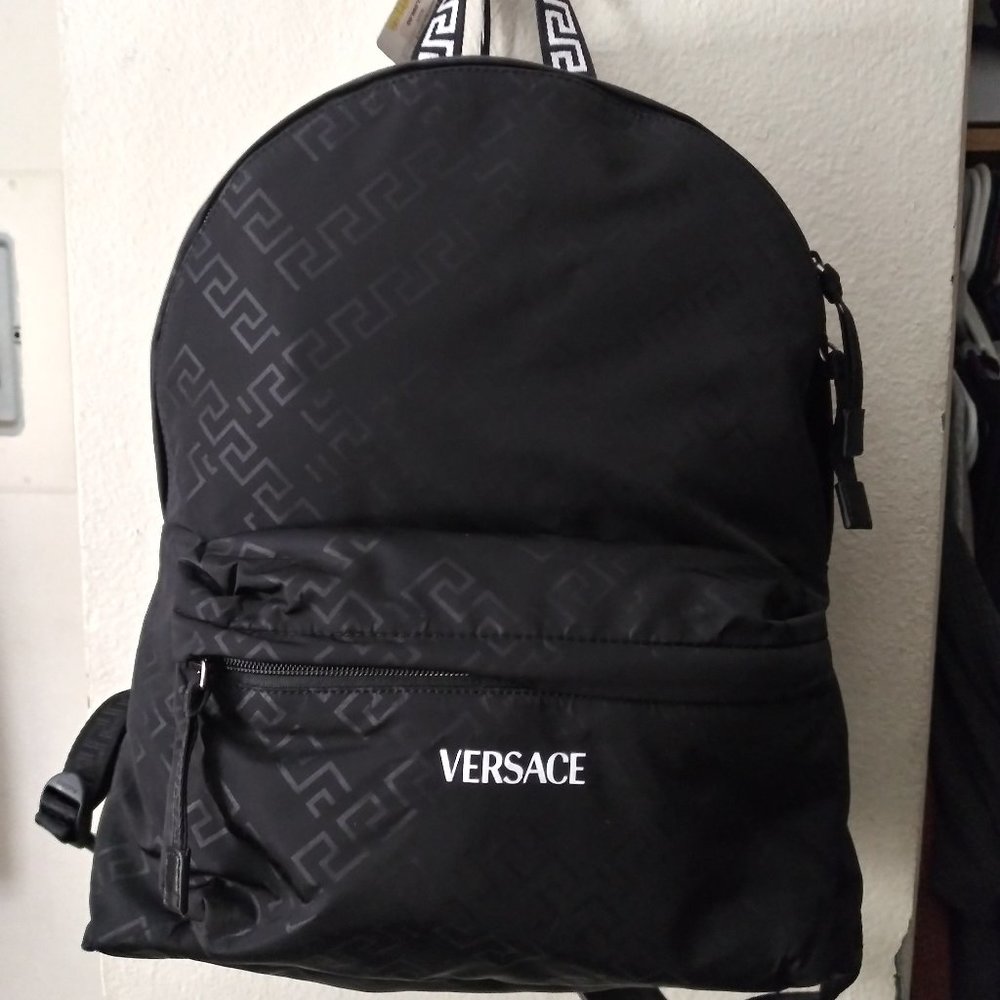 New with tags Versace black backpack